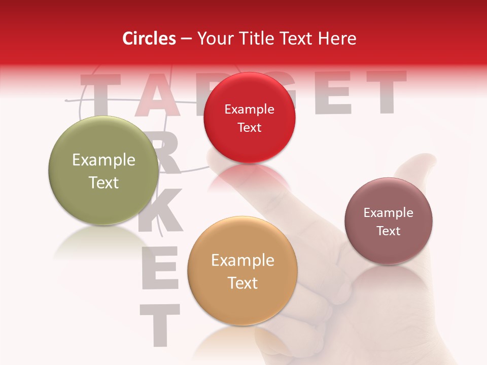 White Success Red PowerPoint Template