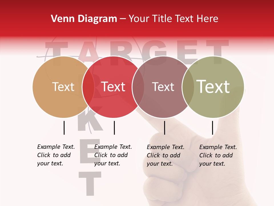 White Success Red PowerPoint Template