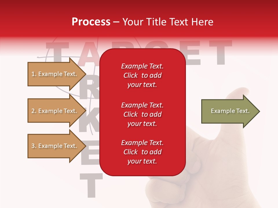 White Success Red PowerPoint Template