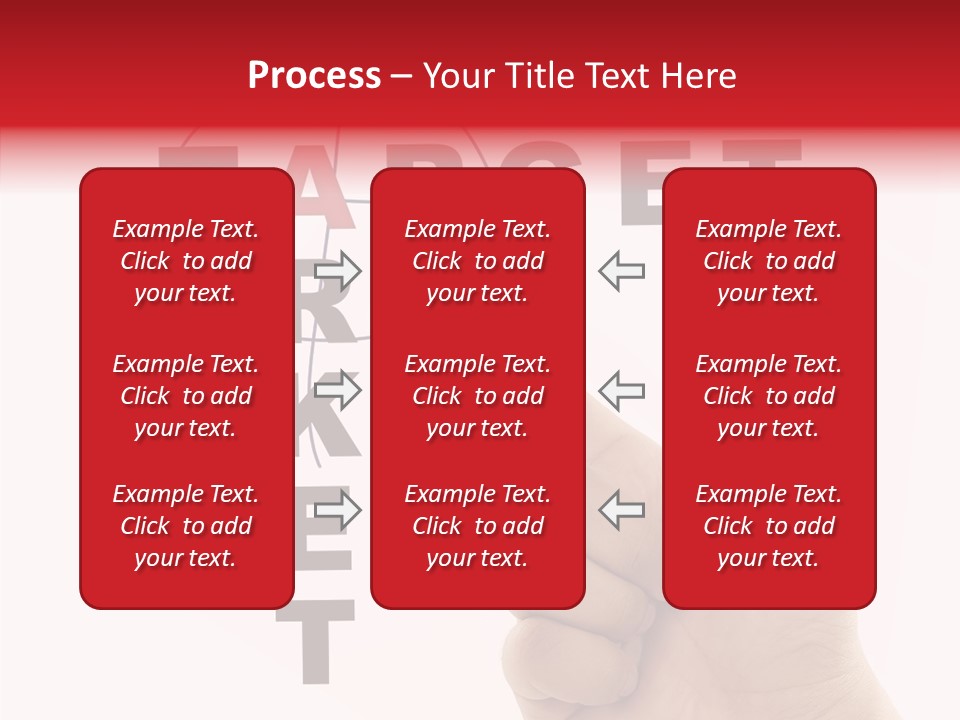 White Success Red PowerPoint Template