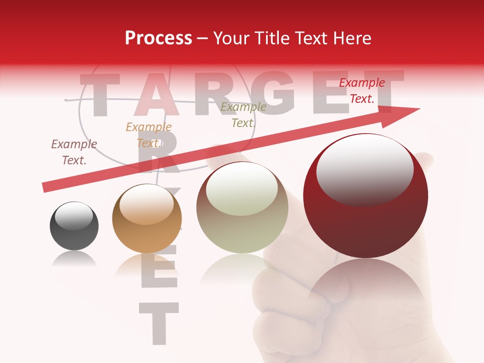 White Success Red PowerPoint Template
