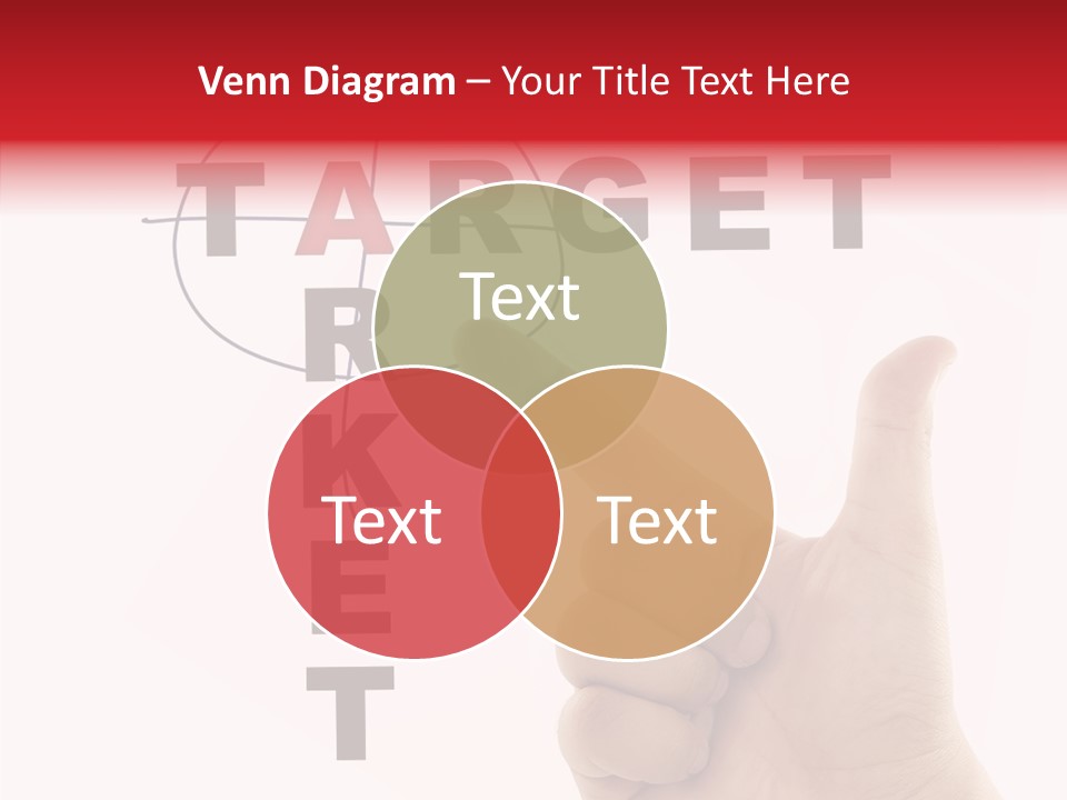 White Success Red PowerPoint Template