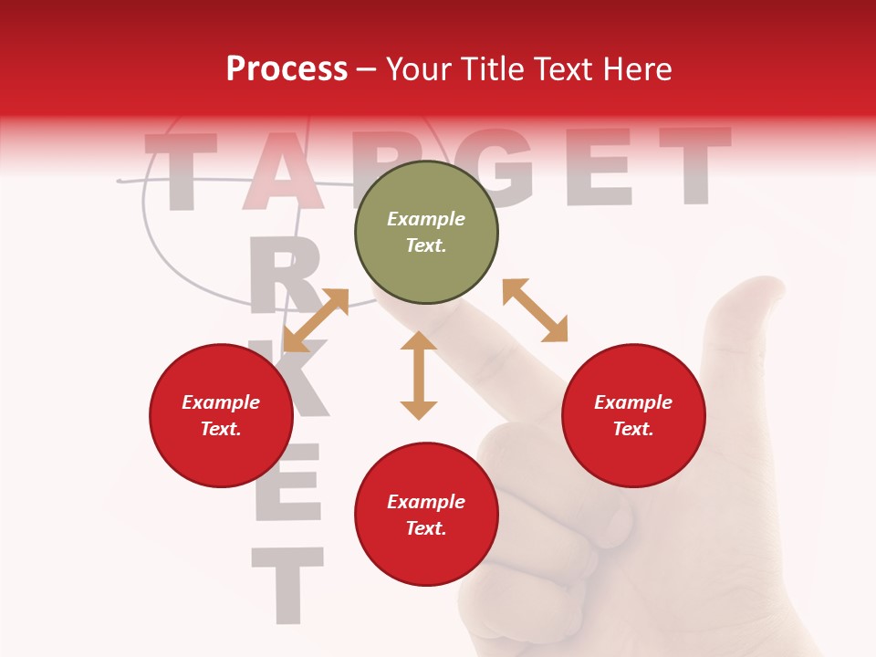 White Success Red PowerPoint Template