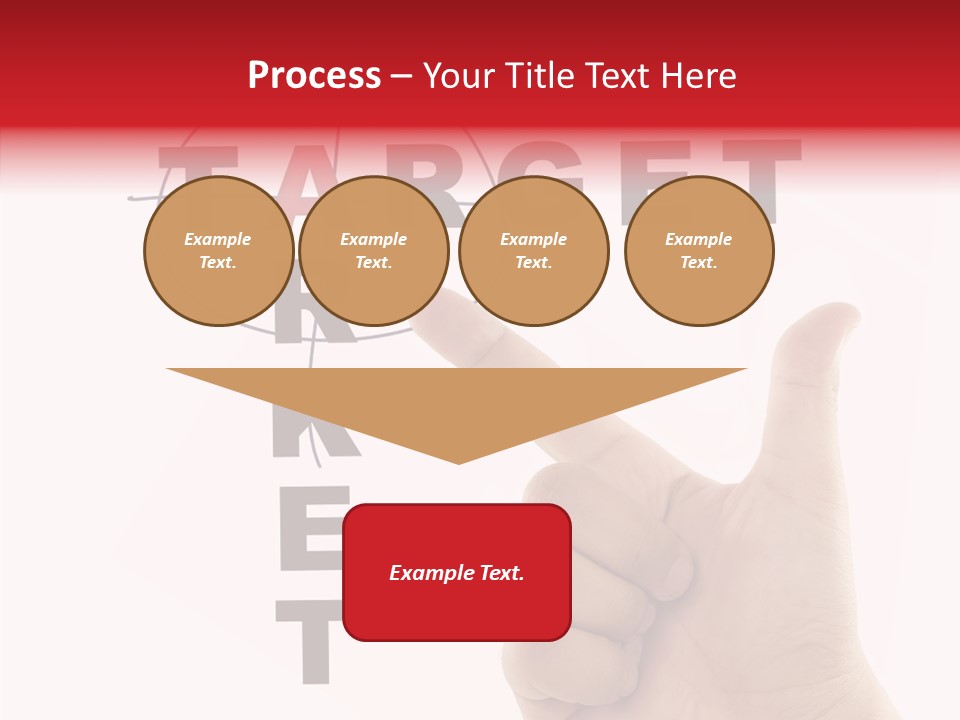 White Success Red PowerPoint Template