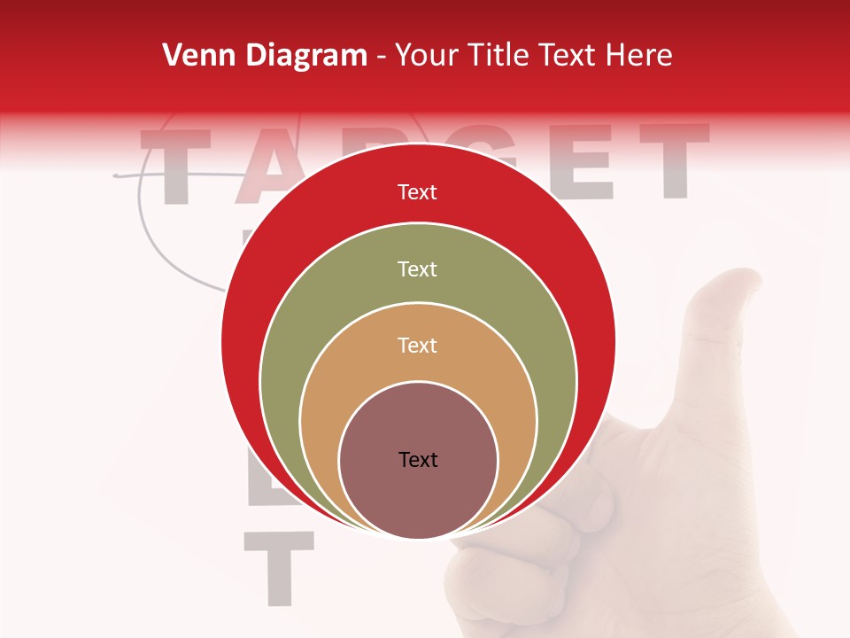 White Success Red PowerPoint Template