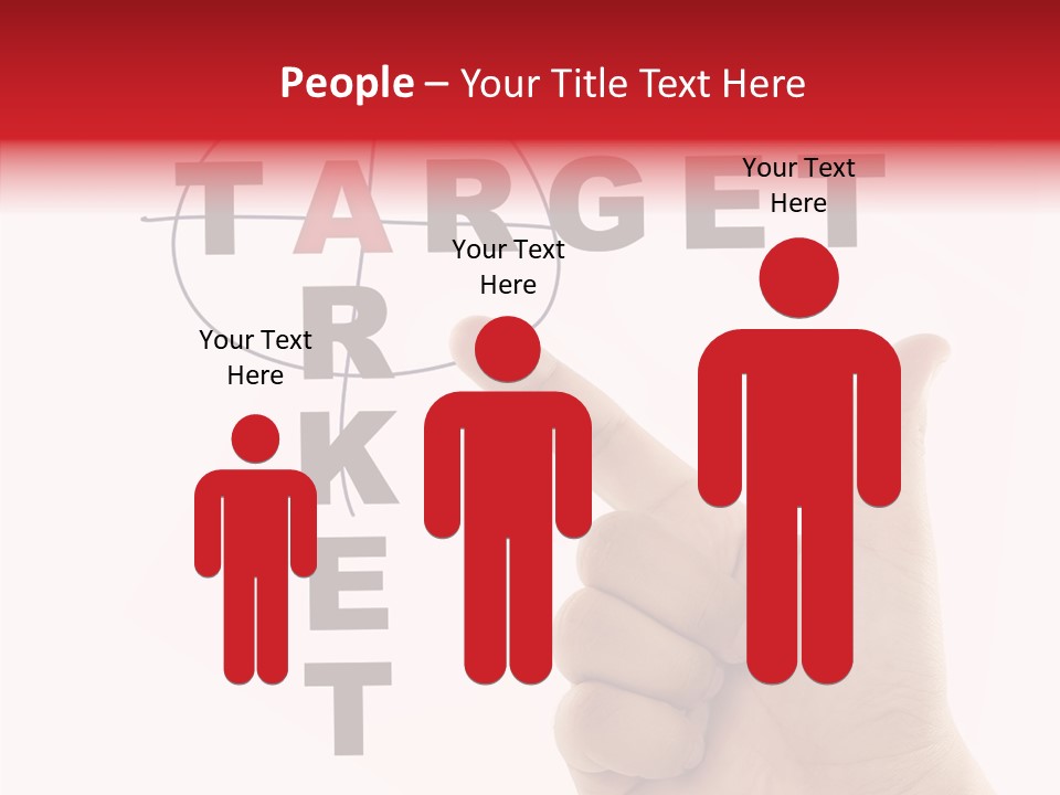 White Success Red PowerPoint Template