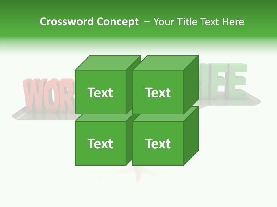 Health Sign Text PowerPoint Template