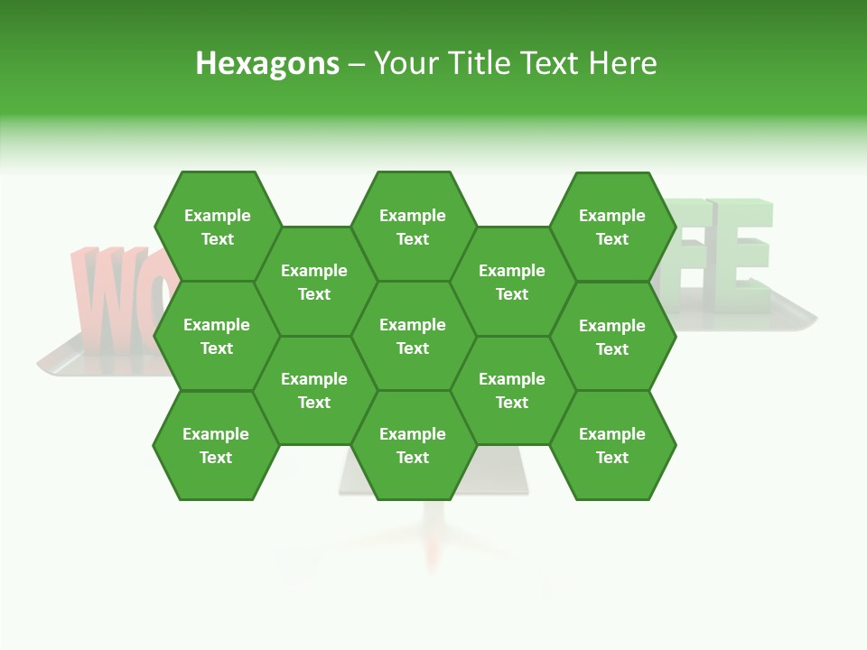 Health Sign Text PowerPoint Template