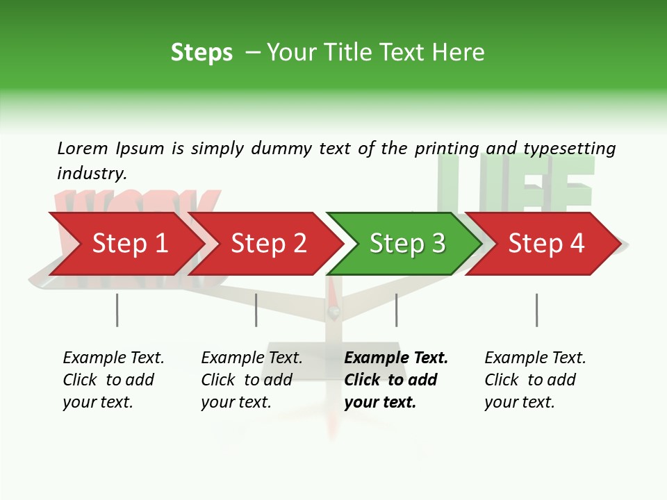 Health Sign Text PowerPoint Template