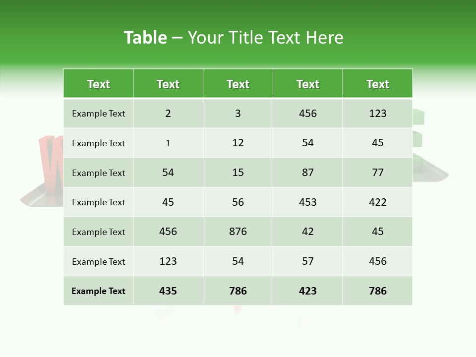Health Sign Text PowerPoint Template