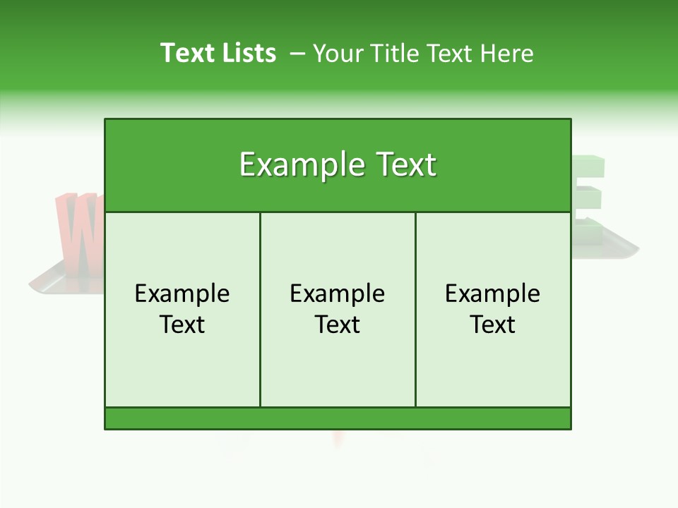 Health Sign Text PowerPoint Template