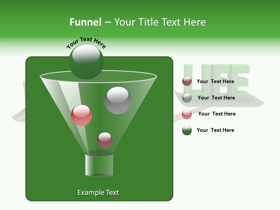 Health Sign Text PowerPoint Template