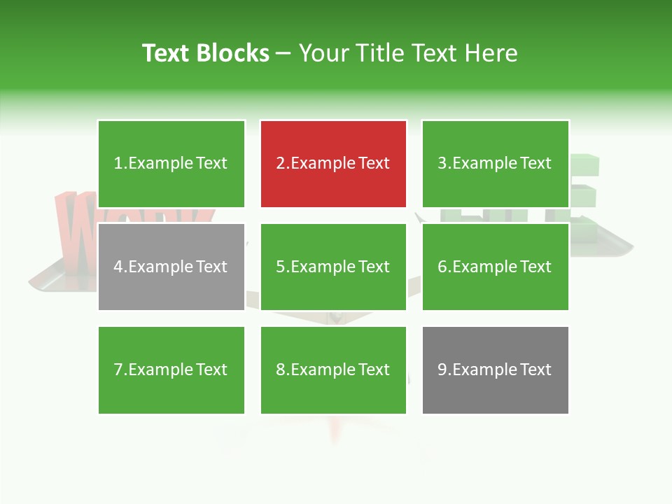 Health Sign Text PowerPoint Template