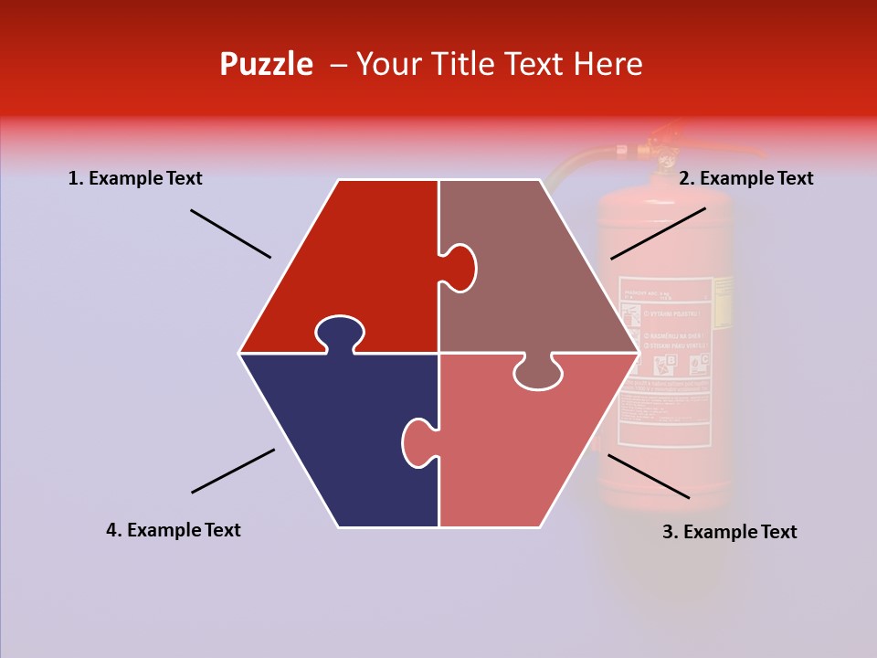 Extinguishing Wall Handle PowerPoint Template
