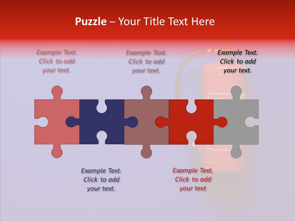 Extinguishing Wall Handle PowerPoint Template