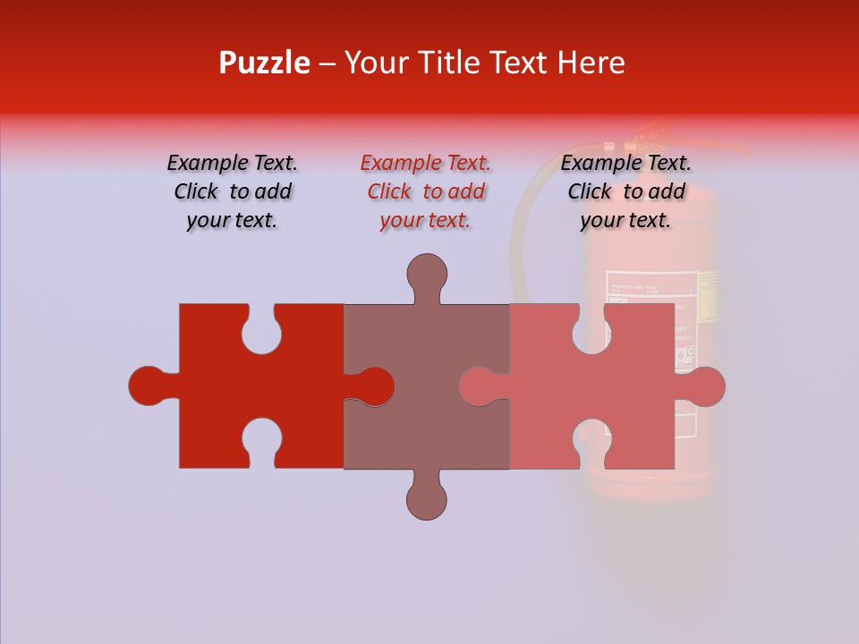 Extinguishing Wall Handle PowerPoint Template