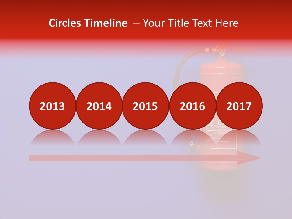 Extinguishing Wall Handle PowerPoint Template