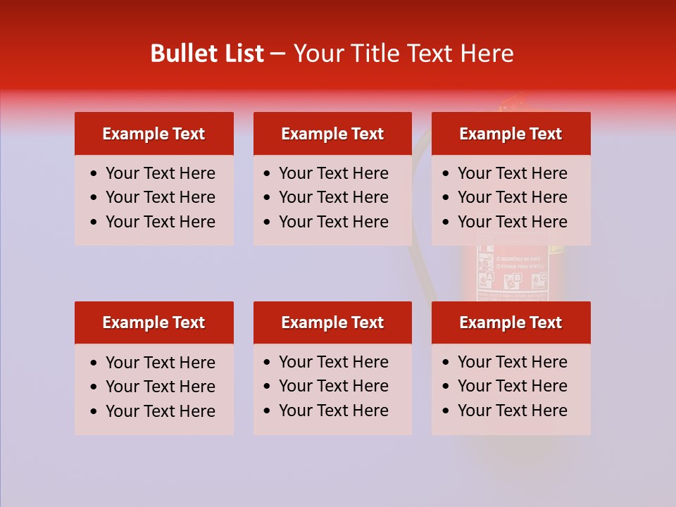 Extinguishing Wall Handle PowerPoint Template