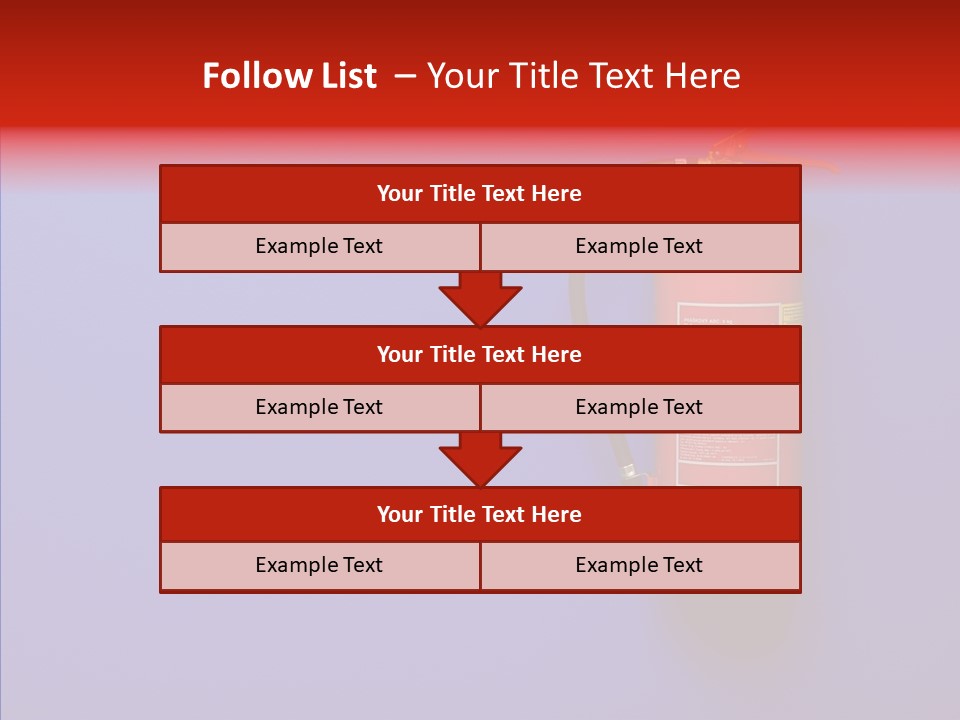 Extinguishing Wall Handle PowerPoint Template