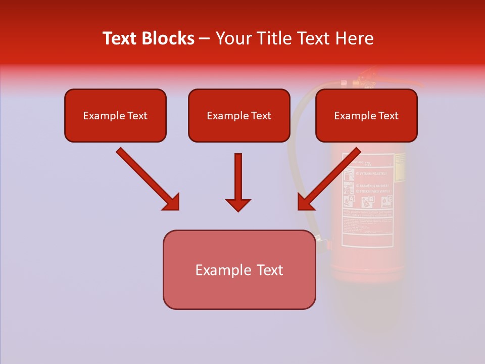 Extinguishing Wall Handle PowerPoint Template
