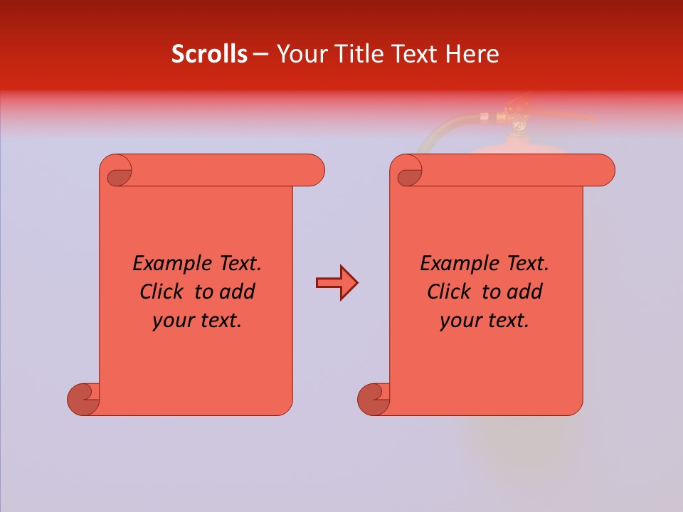 Extinguishing Wall Handle PowerPoint Template