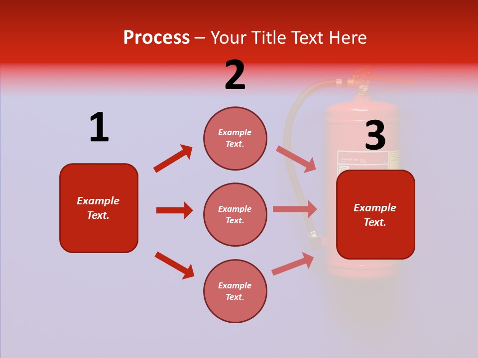 Extinguishing Wall Handle PowerPoint Template