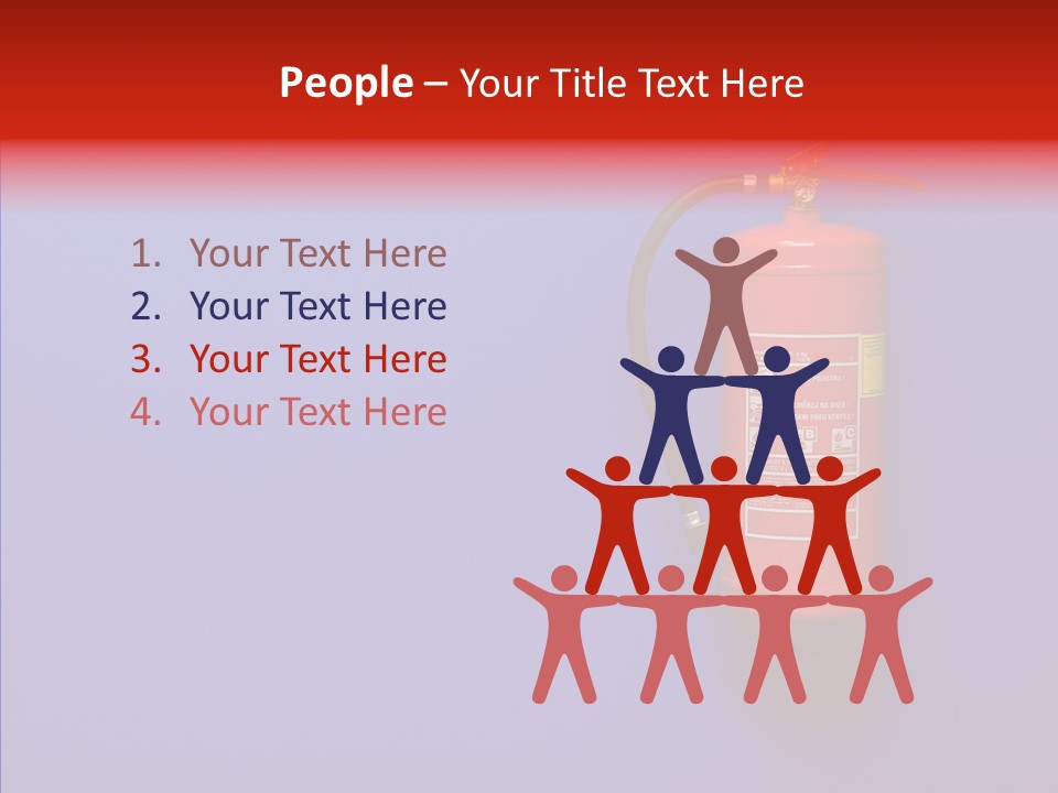 Extinguishing Wall Handle PowerPoint Template