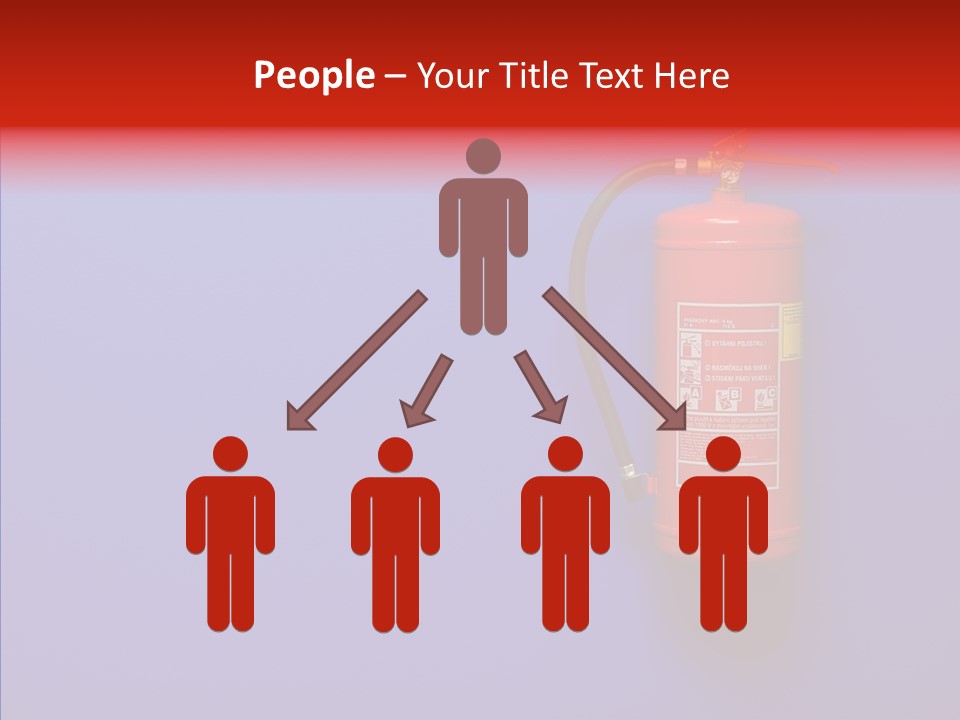 Extinguishing Wall Handle PowerPoint Template