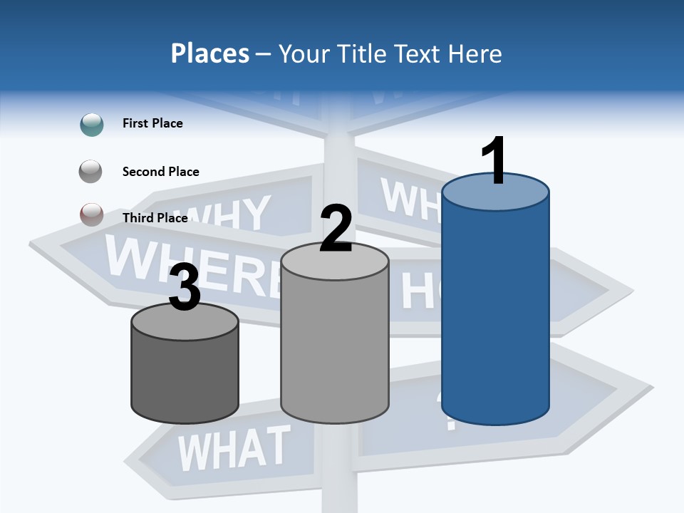 Help Knowing Way PowerPoint Template