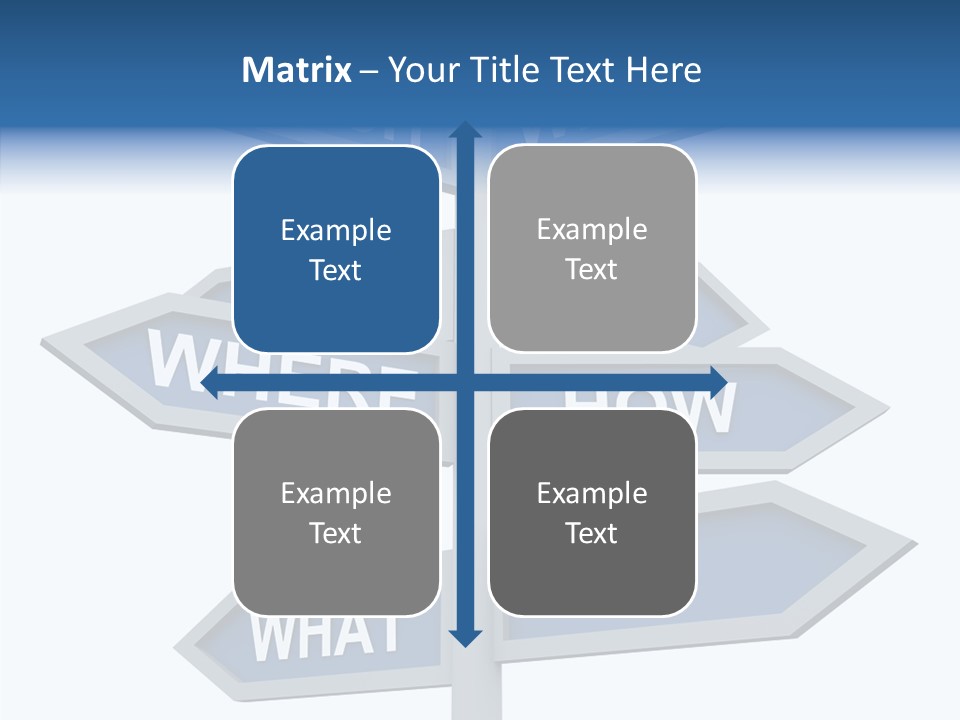 Help Knowing Way PowerPoint Template