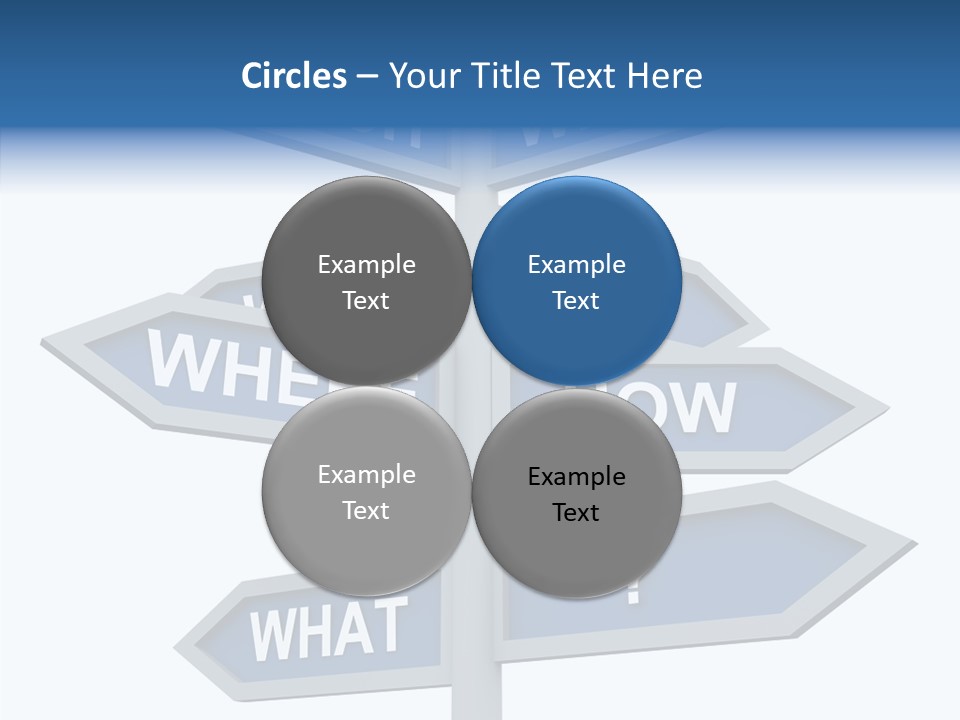 Help Knowing Way PowerPoint Template