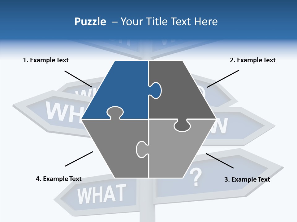 Help Knowing Way PowerPoint Template