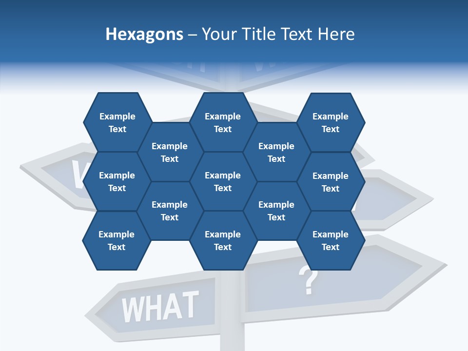 Help Knowing Way PowerPoint Template