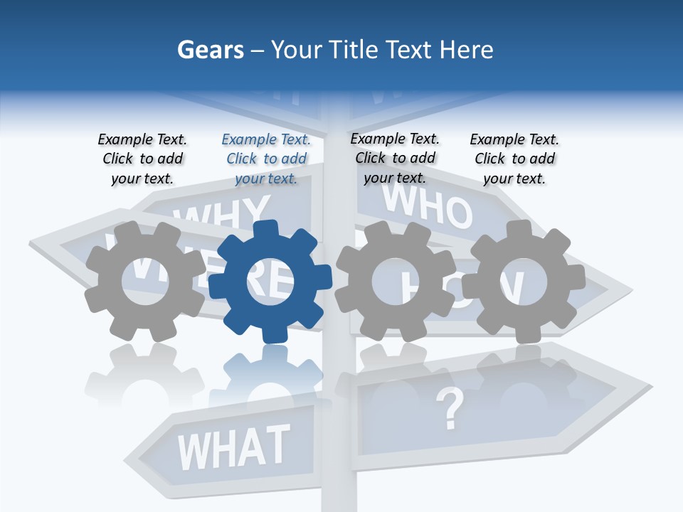 Help Knowing Way PowerPoint Template
