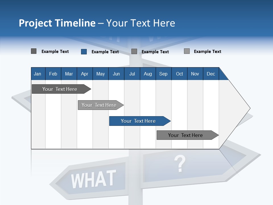 Help Knowing Way PowerPoint Template