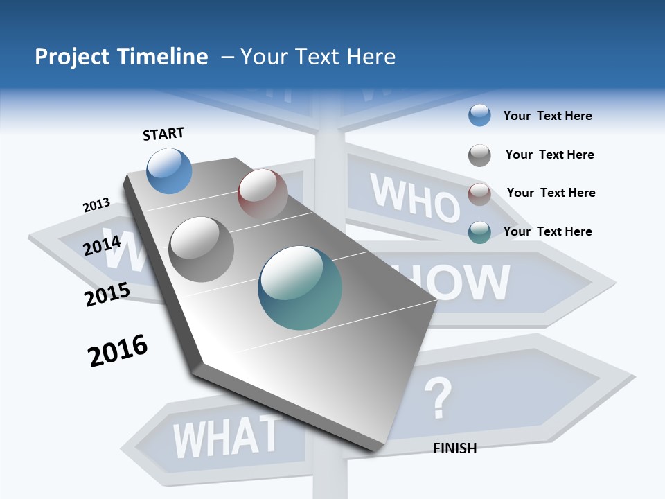 Help Knowing Way PowerPoint Template