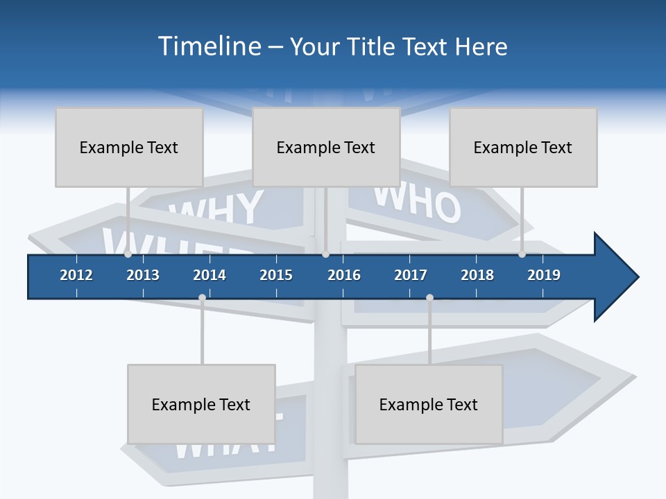 Help Knowing Way PowerPoint Template