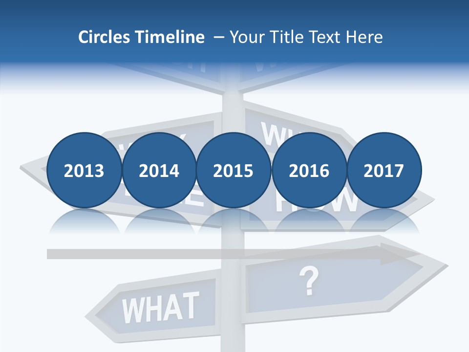 Help Knowing Way PowerPoint Template