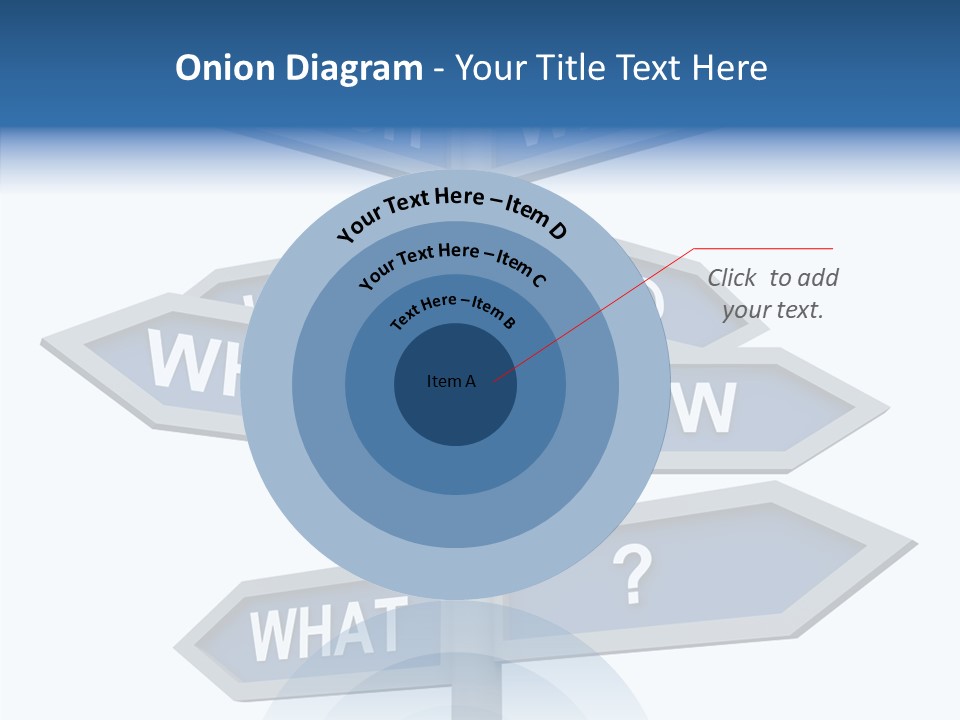 Help Knowing Way PowerPoint Template