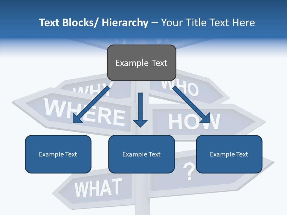 Help Knowing Way PowerPoint Template