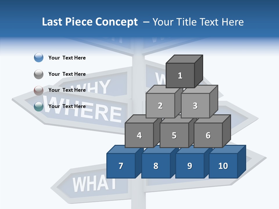 Help Knowing Way PowerPoint Template