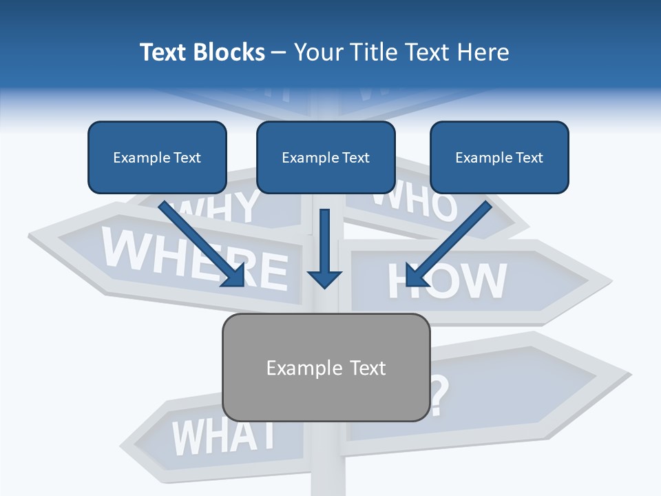 Help Knowing Way PowerPoint Template