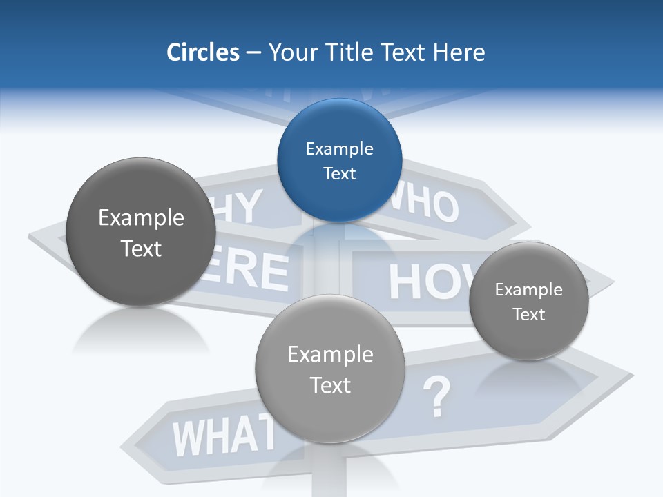 Help Knowing Way PowerPoint Template