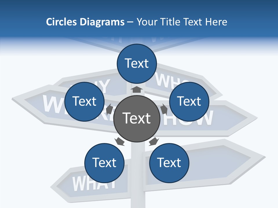 Help Knowing Way PowerPoint Template