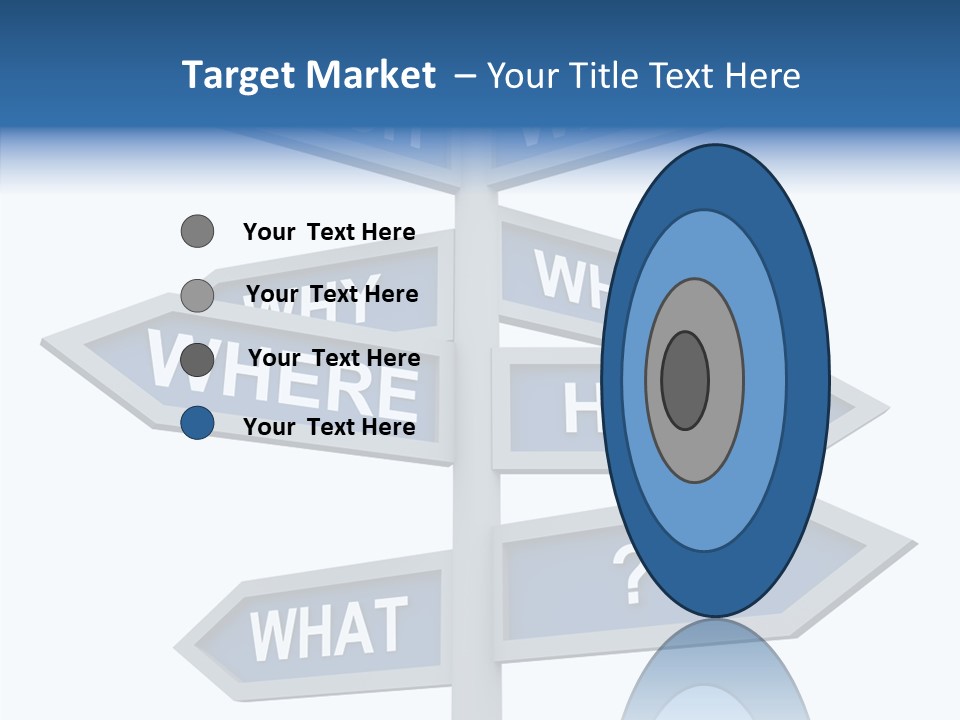 Help Knowing Way PowerPoint Template