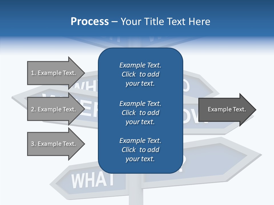 Help Knowing Way PowerPoint Template