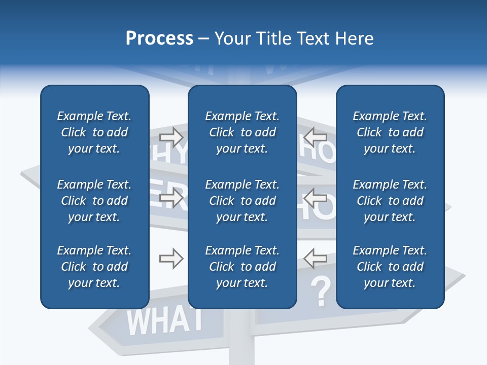 Help Knowing Way PowerPoint Template