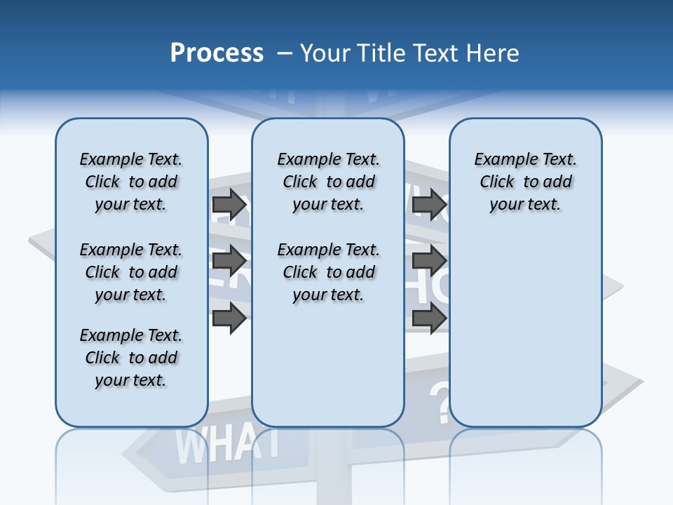 Help Knowing Way PowerPoint Template