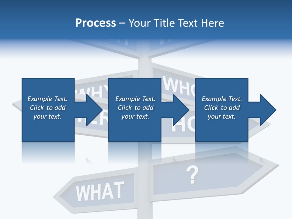 Help Knowing Way PowerPoint Template