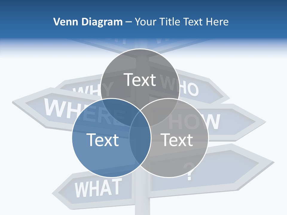 Help Knowing Way PowerPoint Template